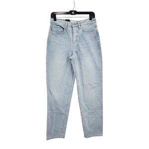 Outland Denim Women's Abigail Light Wash High Rise Girlfriend Jeans